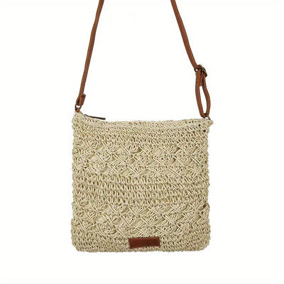 Chic Straw Shoulder Bag
