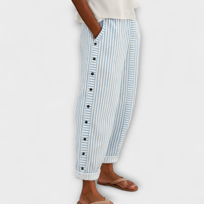 Rea - Casual Striped Lounge Pants