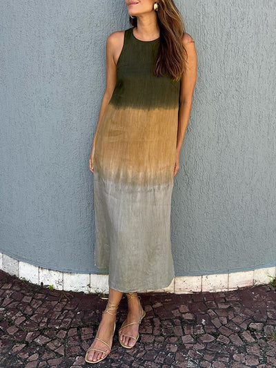 Aurelia™ | Chic Dress Featuring Nature-Inspired Print