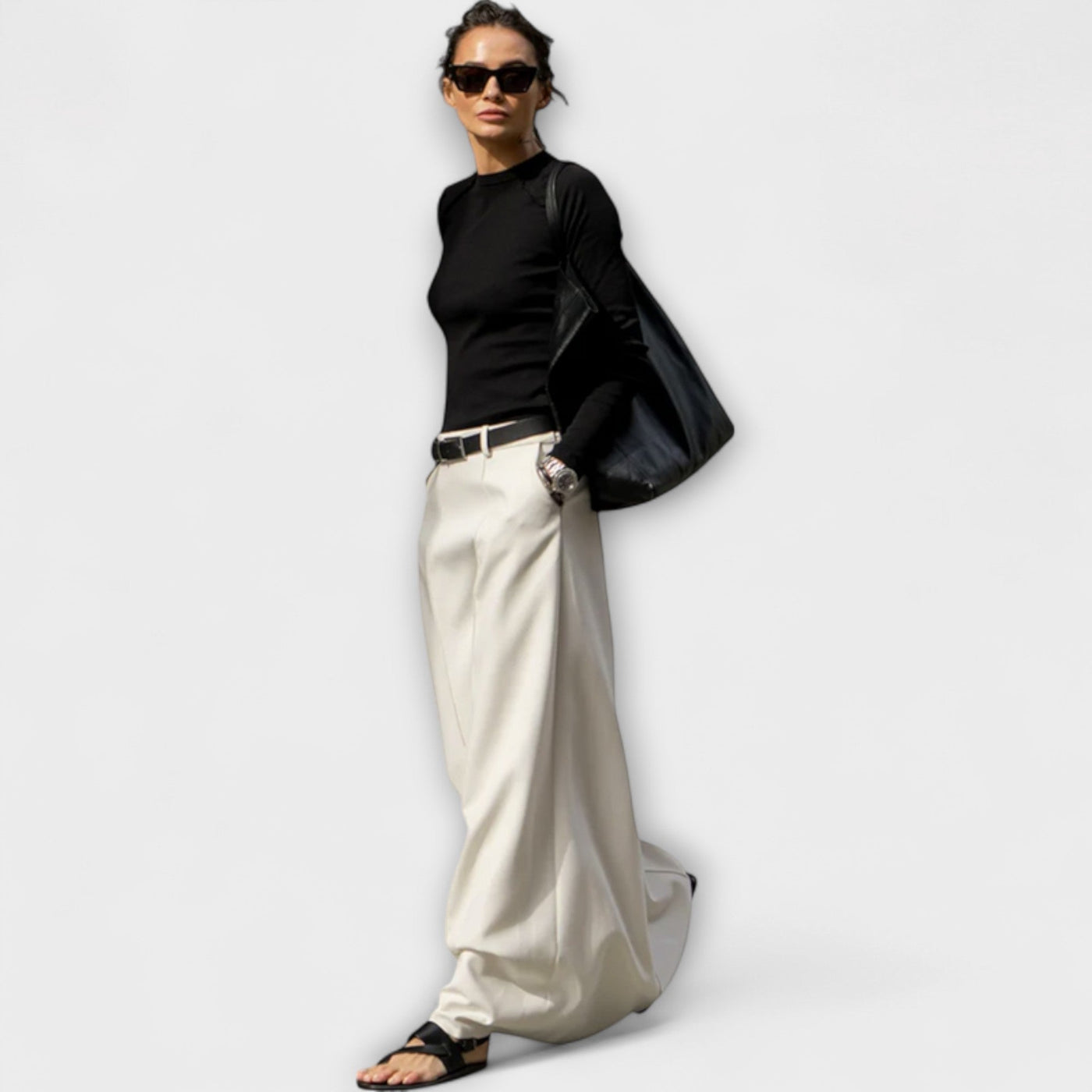 Emma - Modern H-Line Skirt with Urban Flair