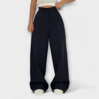 Jill - Lace-Up Casual Trousers