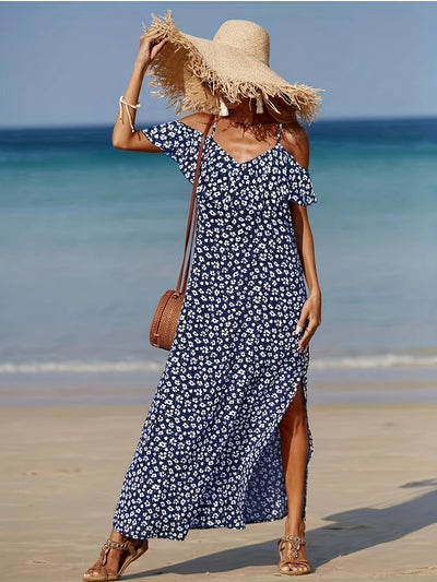 Consuelo - Off Shoulder Dress With Floral Print