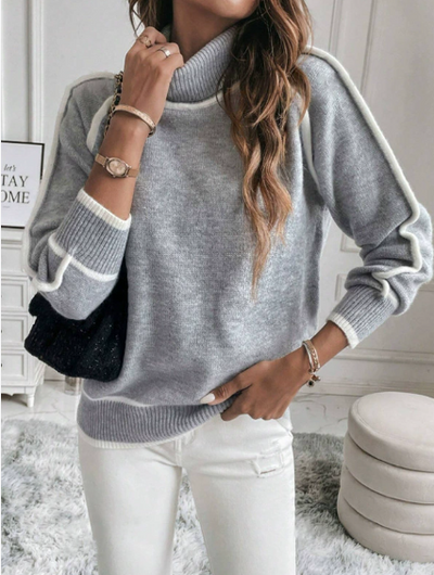 Aurora - Relaxed Turtleneck Sweater