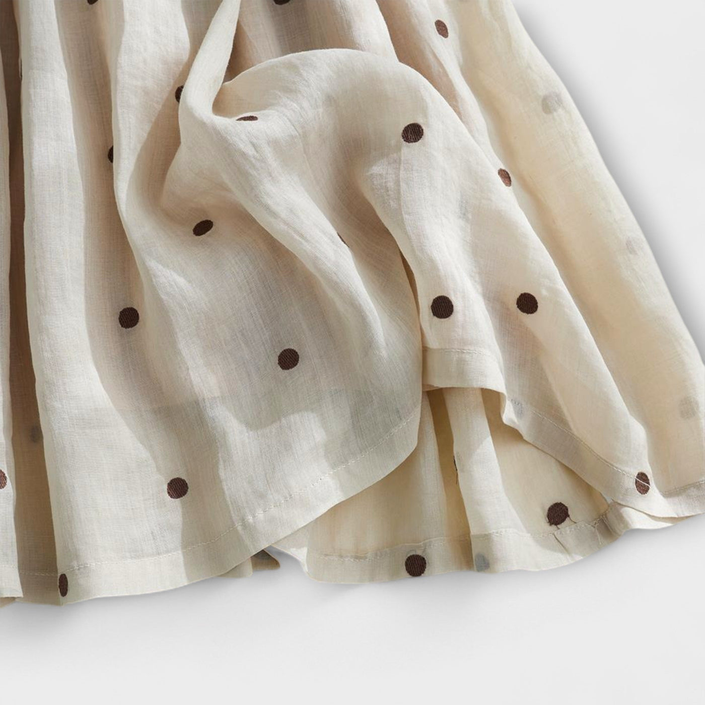 Fun Cotton-Linen Maxi Skirt
