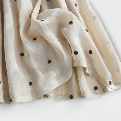 Fun Cotton-Linen Maxi Skirt