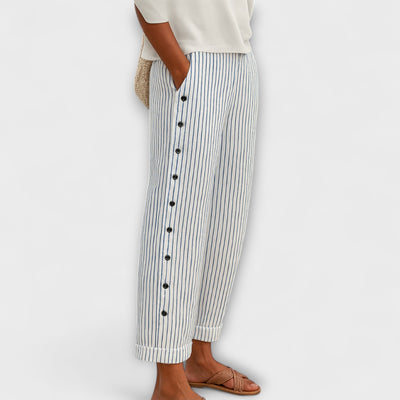 Rea - Casual Striped Lounge Pants