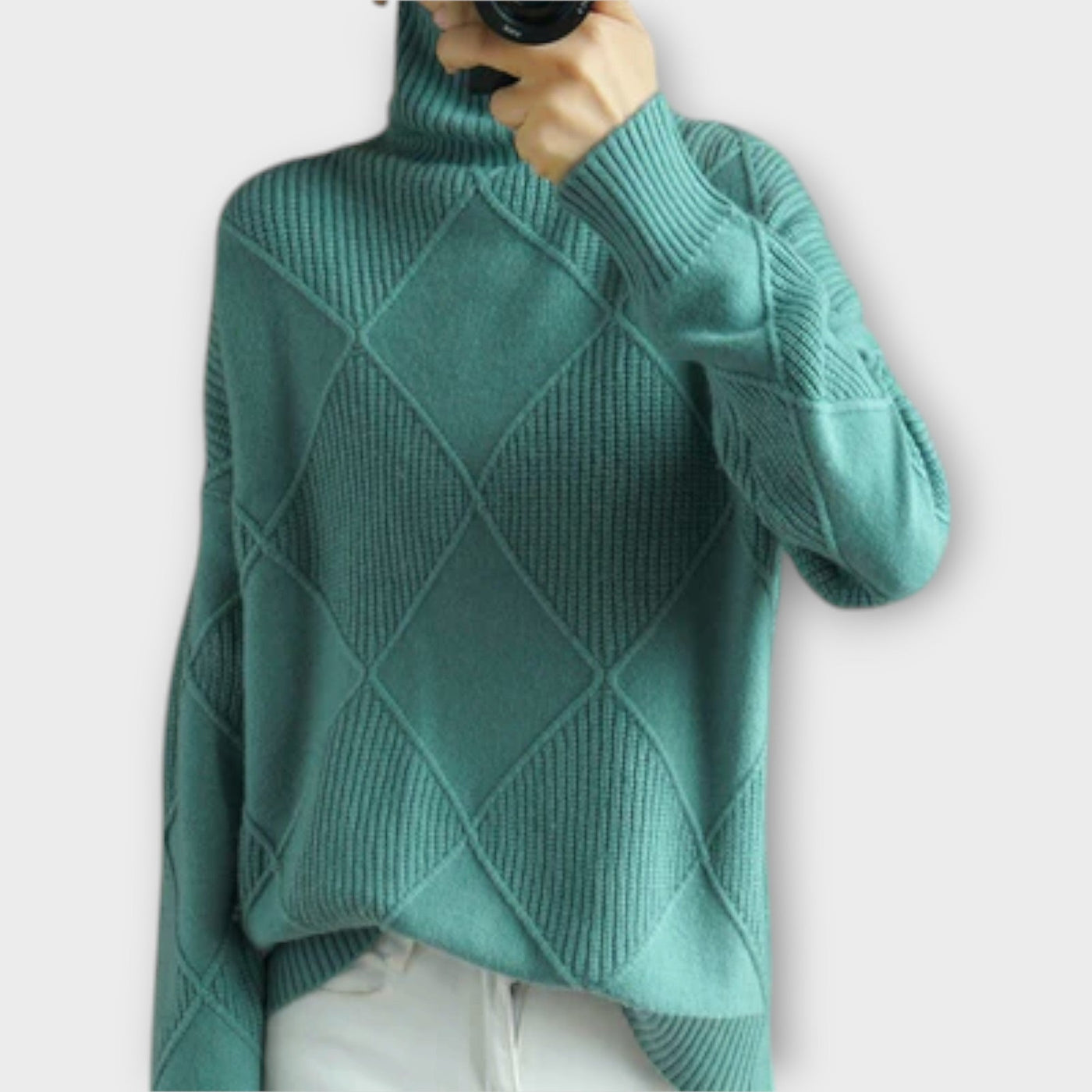 Melanie - Comfortable Roll Neck Sweater