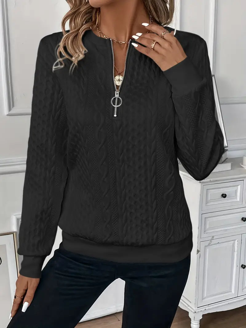 IVY – JUMPER WITH MODERN ZIP
