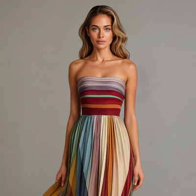 EVANGELINE – FLOWING CASUAL LONG DRESS