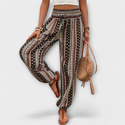 Scarlett - Ethnic Print Trousers