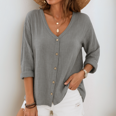 HESTER – RELAXED BUTTON-UP BLOUSE