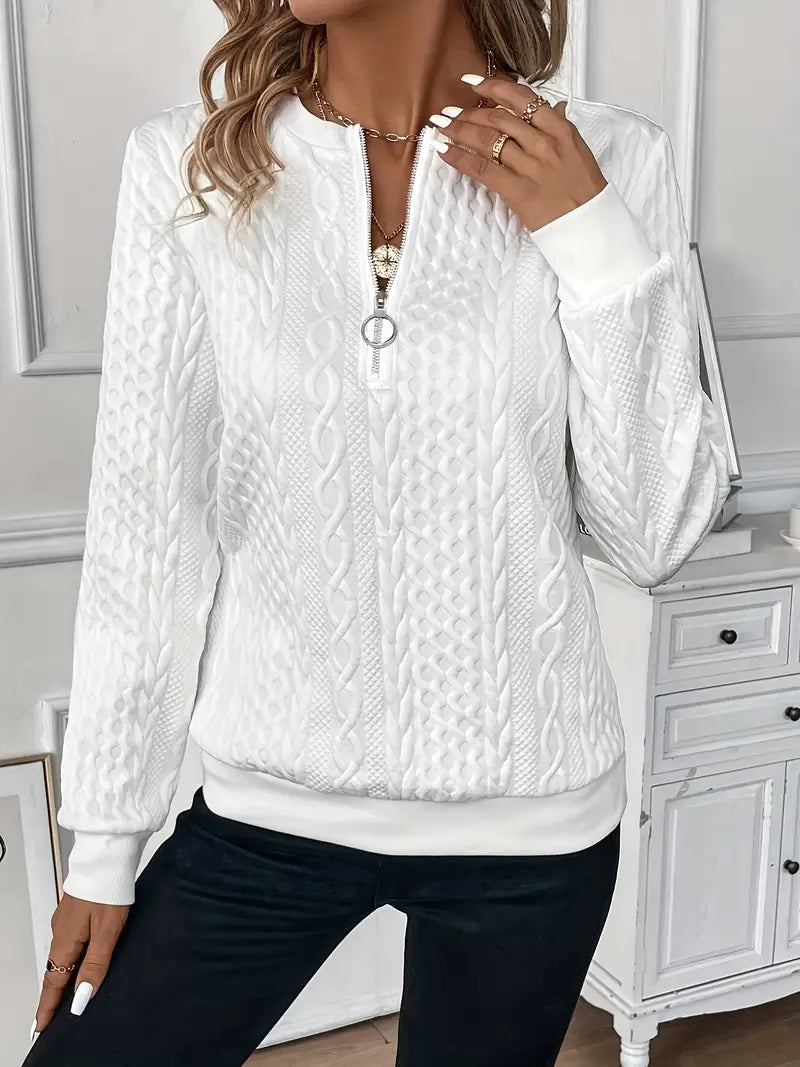 IVY – JUMPER WITH MODERN ZIP