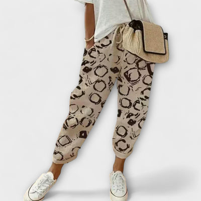 Burga - Soft Cotton-Linen Blend Trousers