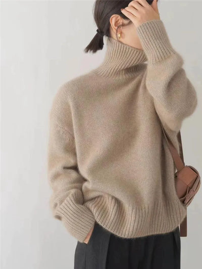Isolde | High Neck Cashmere Sweater