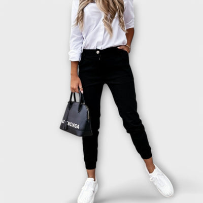 Melania - Elevated High-Waisted Pants