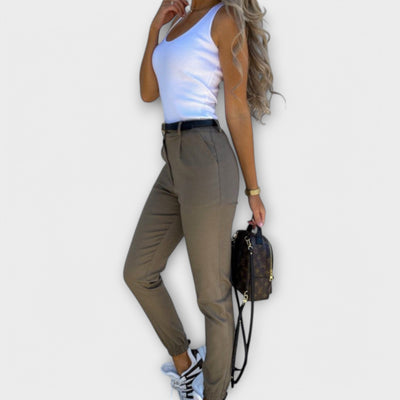 Melania - Elevated High-Waisted Pants