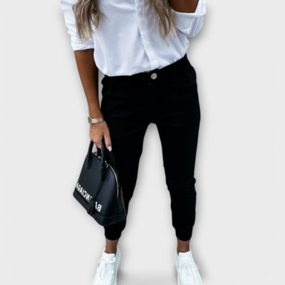 Melania - Elevated High-Waisted Pants