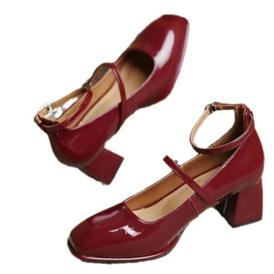 Elegant Ankle Strap Mary Janes