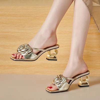 Dera Floral Mary Janes