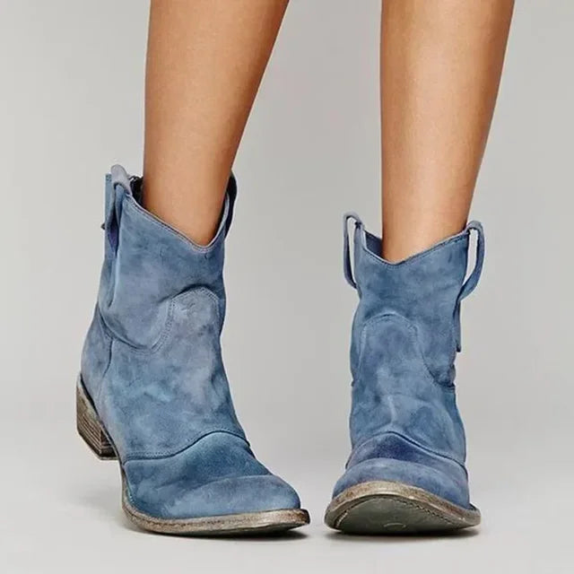 EMILY | VINTAGE ANKLE BOOTS