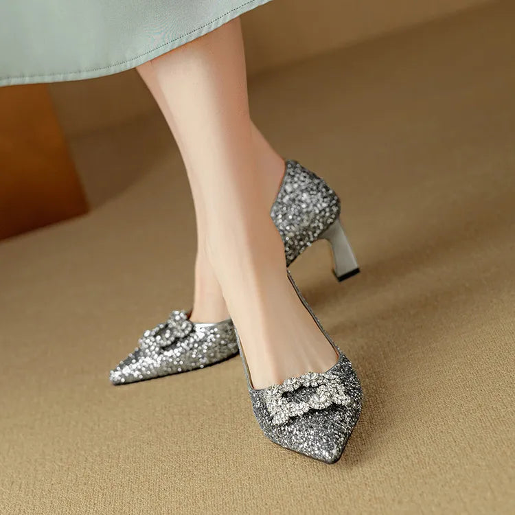 Gloria Glitter Mary Janes