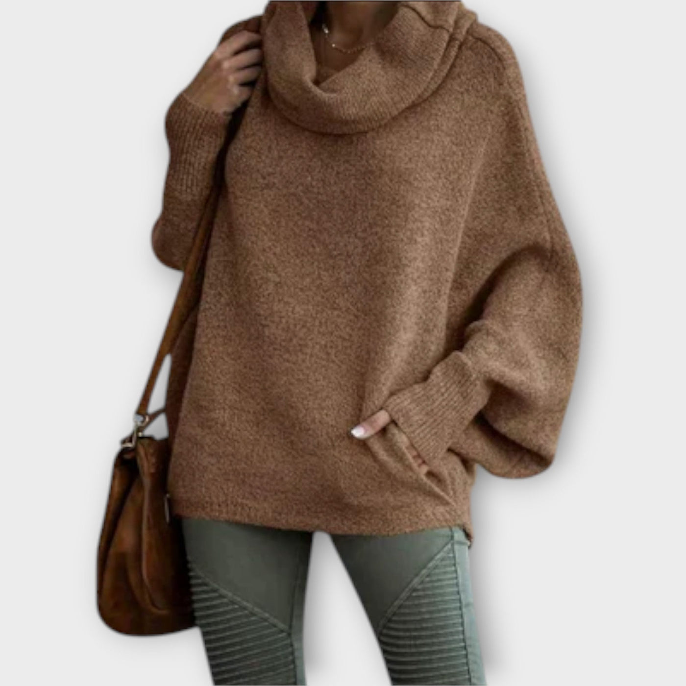 Ulrike - Stylish Women's Turtle Print Sweater