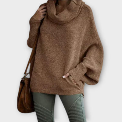 Ulrike - Stylish Women's Turtle Print Sweater