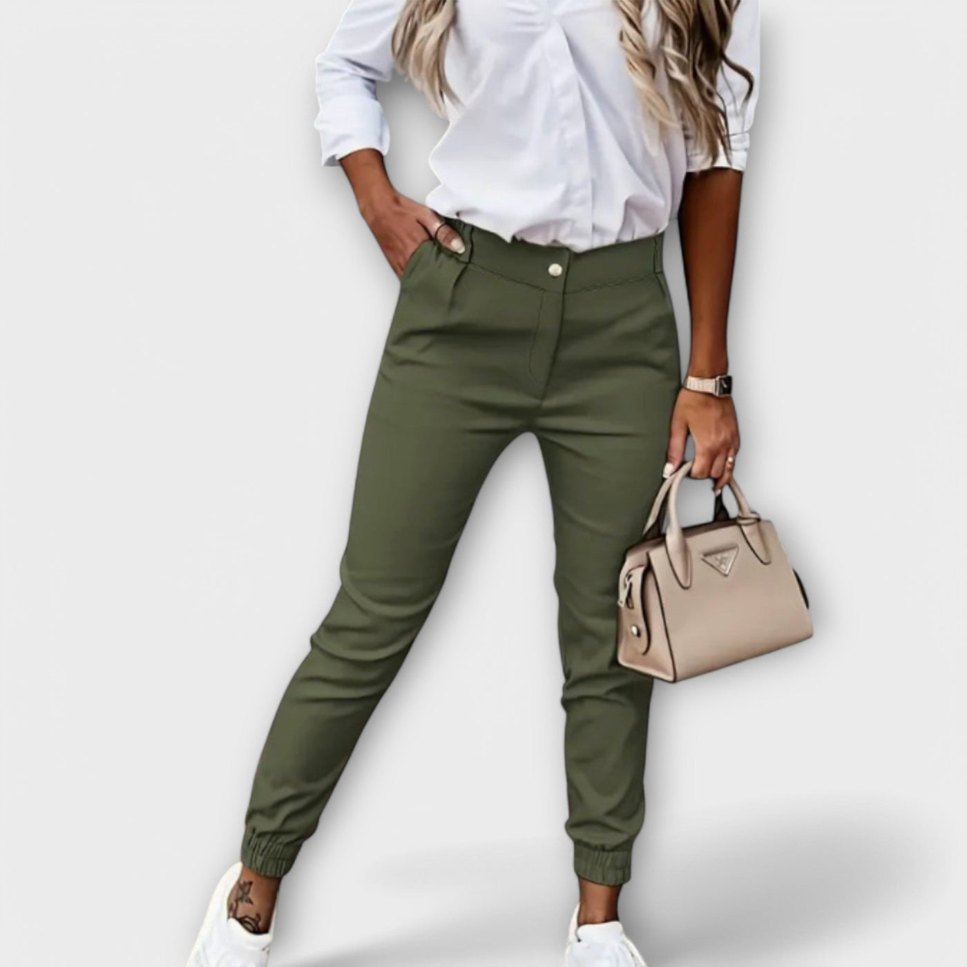 Melania - Elevated High-Waisted Pants
