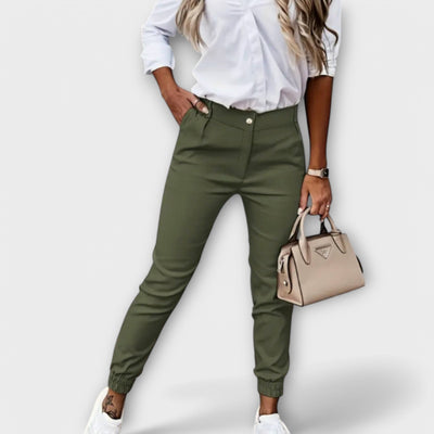 Melania - Elevated High-Waisted Pants