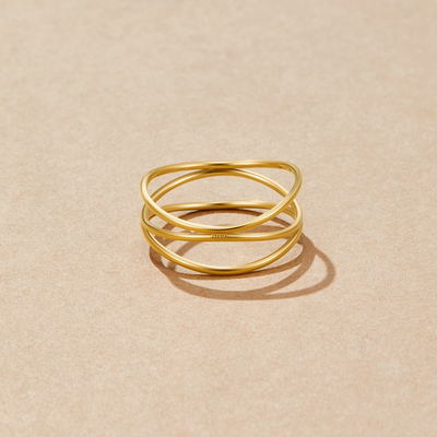 Endless Loop - Gold Ring