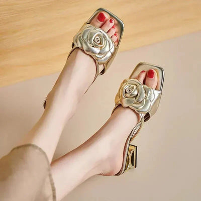 Dera Floral Mary Janes