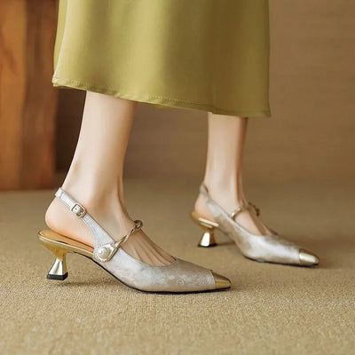 Elegant Molette Mary Janes