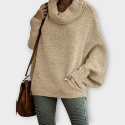 Ulrike - Stylish Women's Turtle Print Sweater