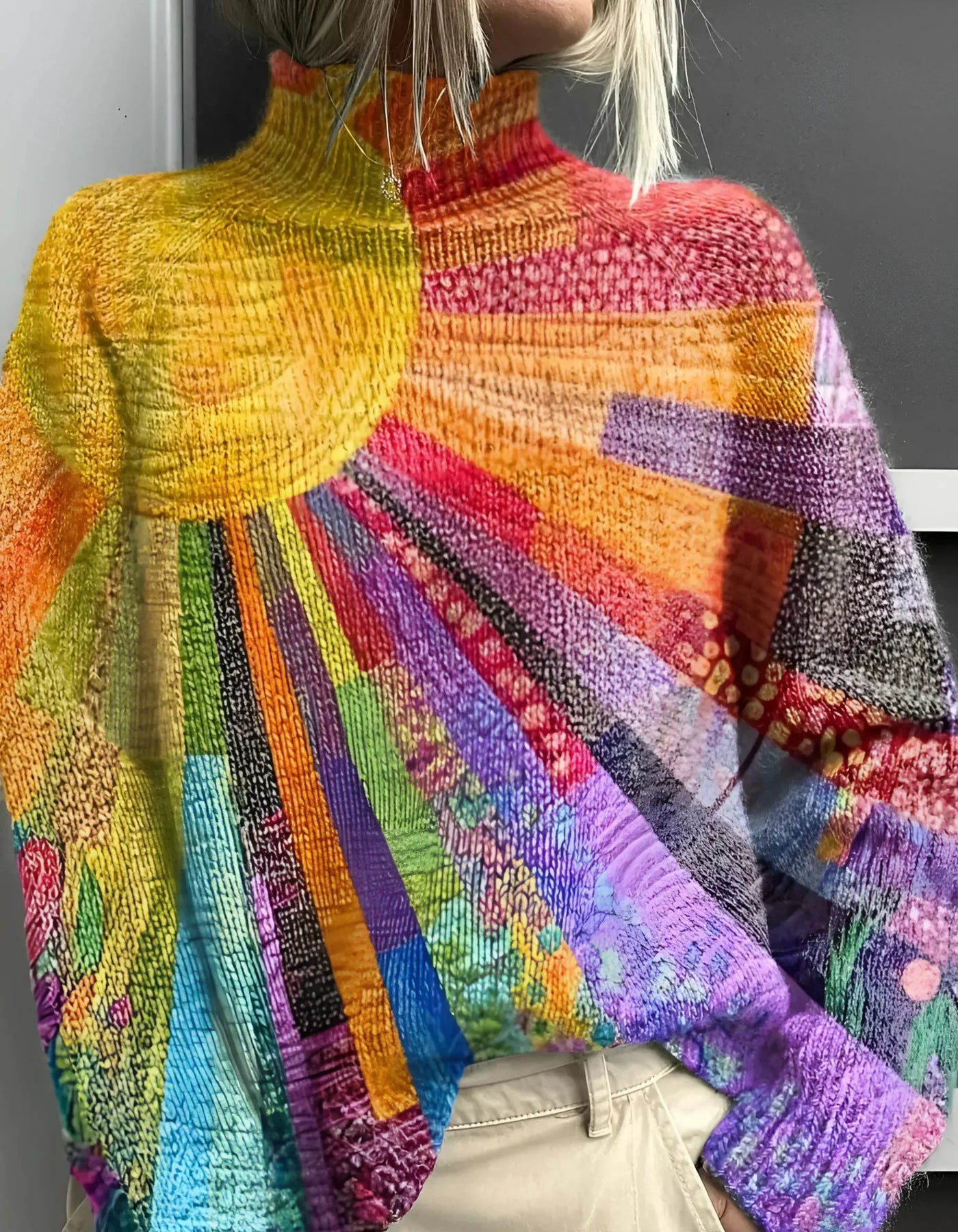 ANOUK – VIBRANT TURTLENECK SWEATER