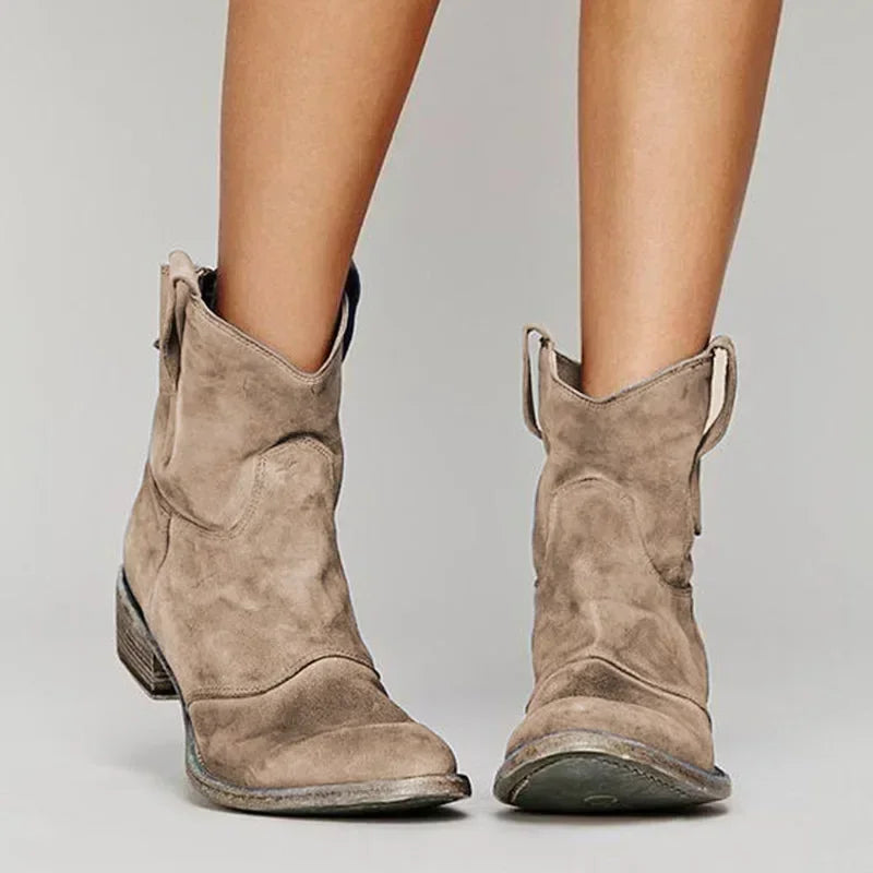 EMILY | VINTAGE ANKLE BOOTS