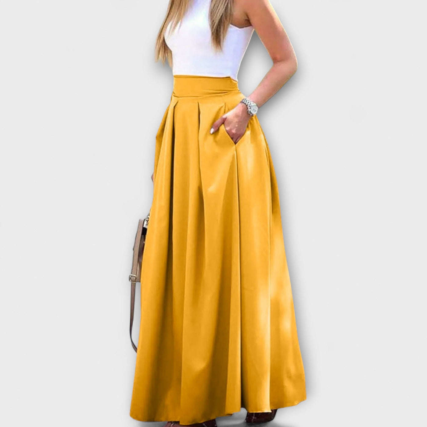 Tzafira – Chic High-Waisted Maxi Skirt