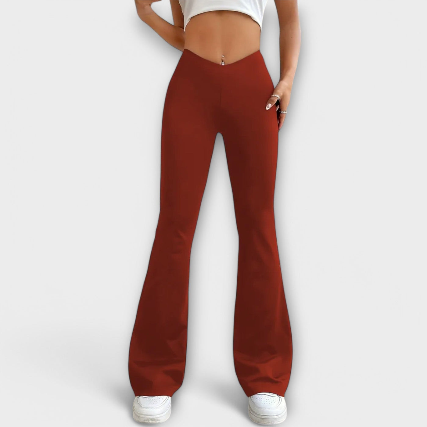 Serena - Flared Leg Loose Trousers