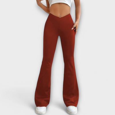 Serena - Flared Leg Loose Trousers