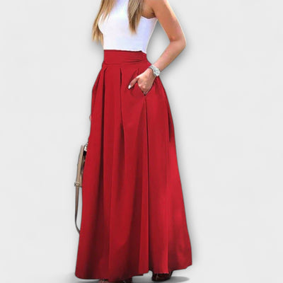 Tzafira – Chic High-Waisted Maxi Skirt