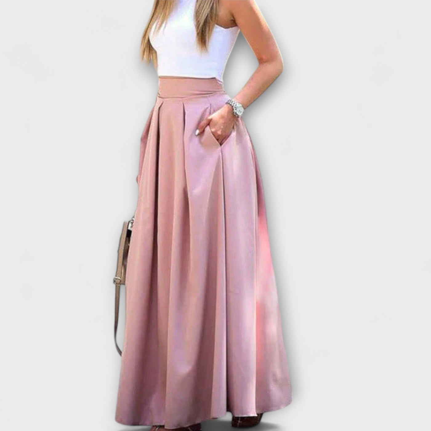 Tzafira – Chic High-Waisted Maxi Skirt