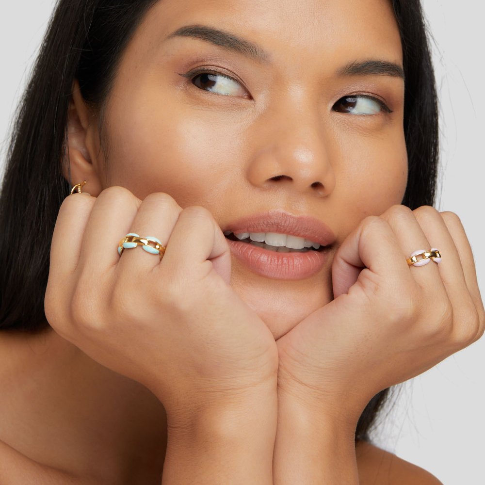 Blue Reya Link Ring