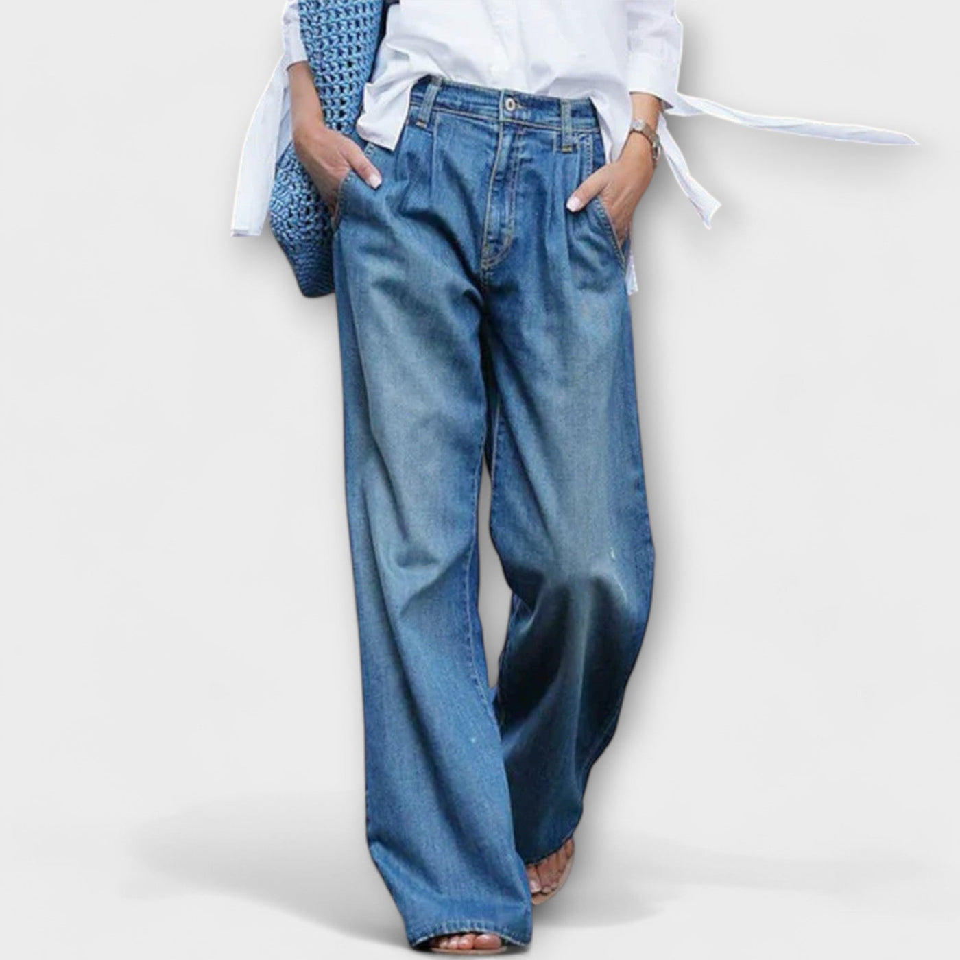 Ava - Premium Wide Leg Jeans