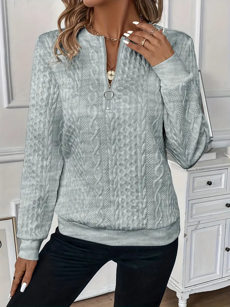 IVY – JUMPER WITH MODERN ZIP