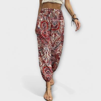 Scarlett - Ethnic Print Trousers