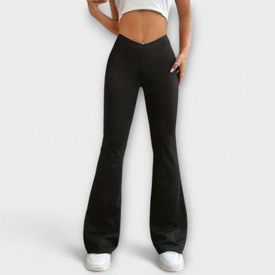 Serena - Flared Leg Loose Trousers