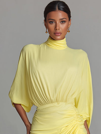 Bright Yellow Maxi Dress - Comfortable and Stylish