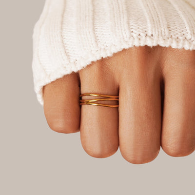 Endless Loop - Gold Ring