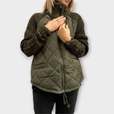 Valerie - Elegant High-Collar Coat
