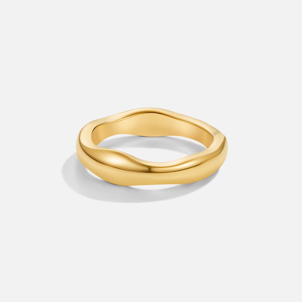 Radiant Wave Ring Collection