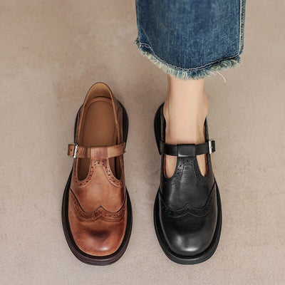 Advanced Leather Mary Janes